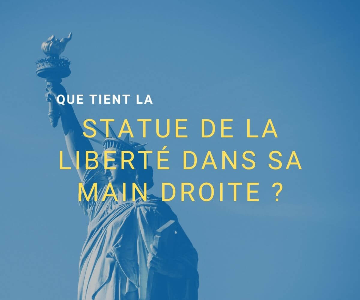 Was hält die Freiheitsstatue in ihrer rechten Hand?