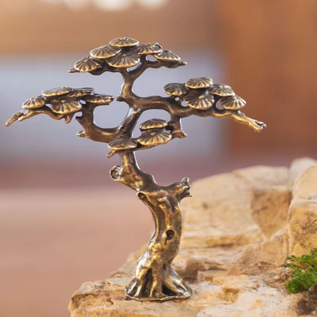 metall bonsai Bonsai-Metallstatue 10 cm– Omega Statue