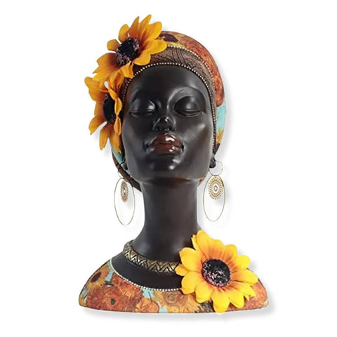 Statuenbüste  <br>afrikanisch