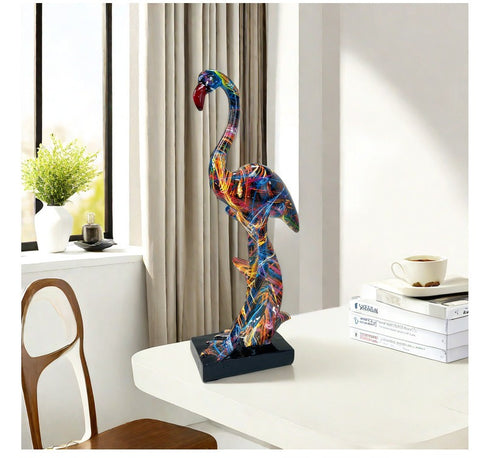 Lazer Pink Flamingo Skulptur 35 cm