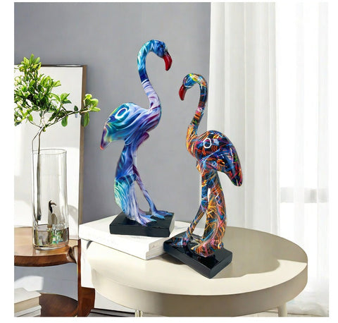 Lazer Pink Flamingo Skulptur 35 cm