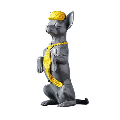 Hundestatue<br> Chihuahua-Skulptur