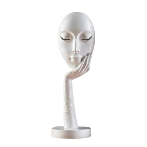 Zeitgenössische Skulptur<br> Nachdenkliches Frauengesicht