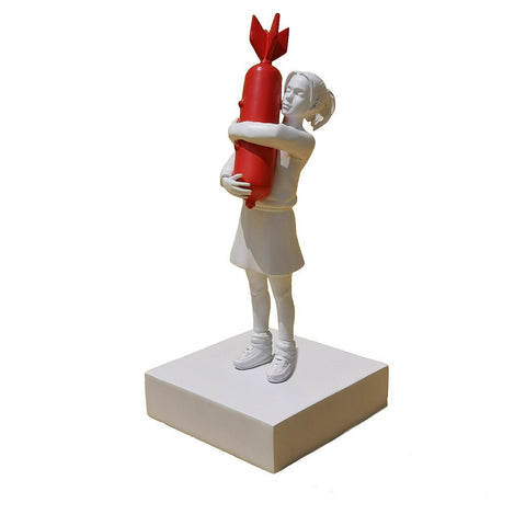 Zeitgenössische Skulptur<br> Bomb Love Banksy-Statue