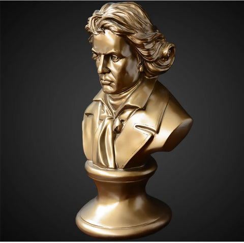 Goldene Büste von Beethoven 30 cm