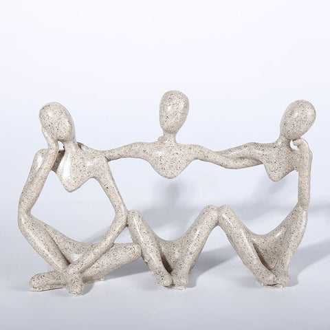 Zeitgenössische Skulptur<br> Denker-Dreier