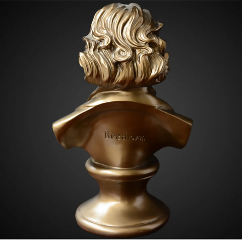 Goldene Büste von Beethoven 30 cm