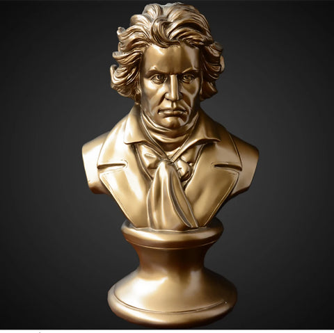 Goldene Büste von Beethoven 30 cm
