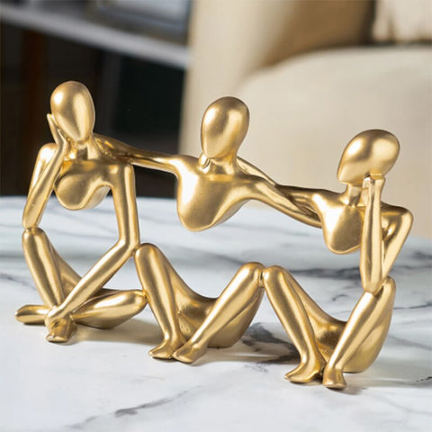 Zeitgenössische Skulptur<br> Denker-Dreier