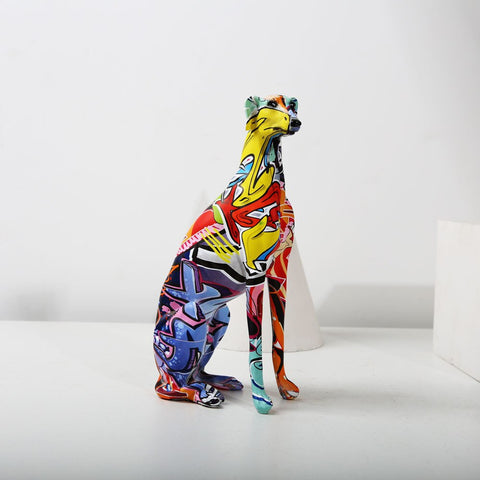 Hundestatue<br> Windhund