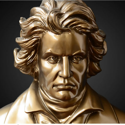 Goldene Büste von Beethoven 30 cm
