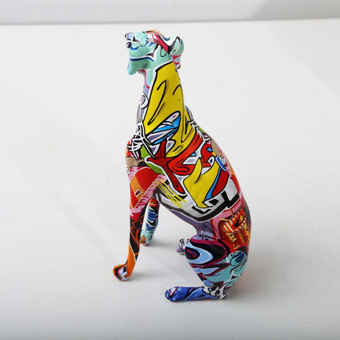 Hundestatue<br> Windhund