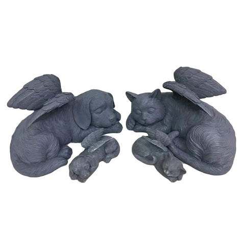 Katzenstatue<br> Engel