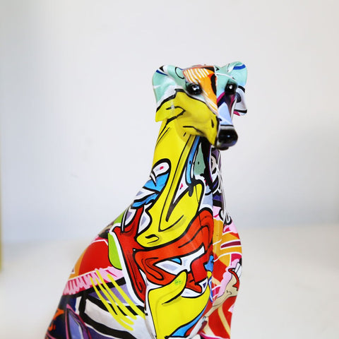 Hundestatue<br> Windhund