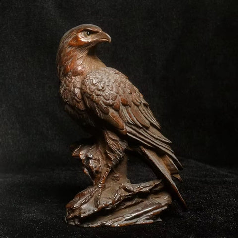 Holzstatuette Adler 9 cm