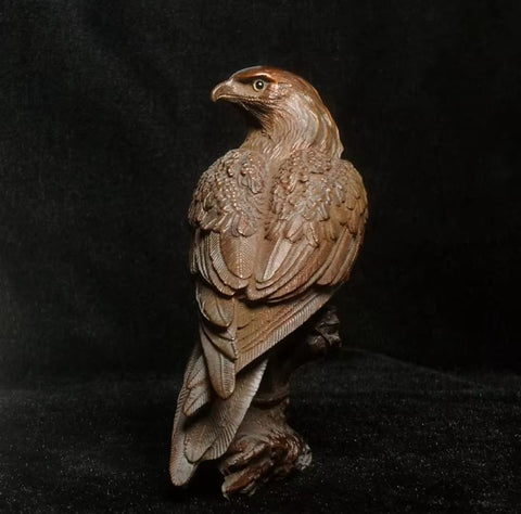 Holzstatuette Adler 9 cm