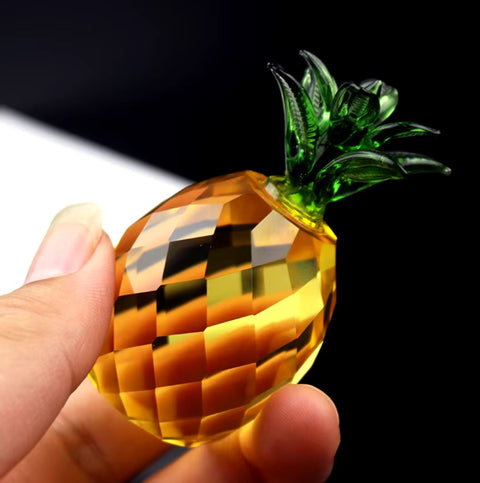 Ananas-Statuette aus Glas 3 cm