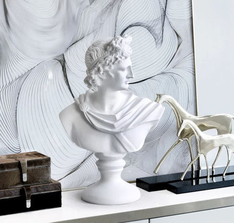 Büste von Apollo aus Belvedere 30 cm