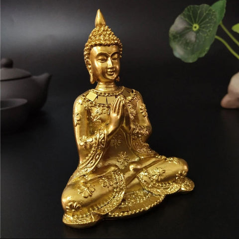 Buddha-Statue Goldene Frau 10 cm