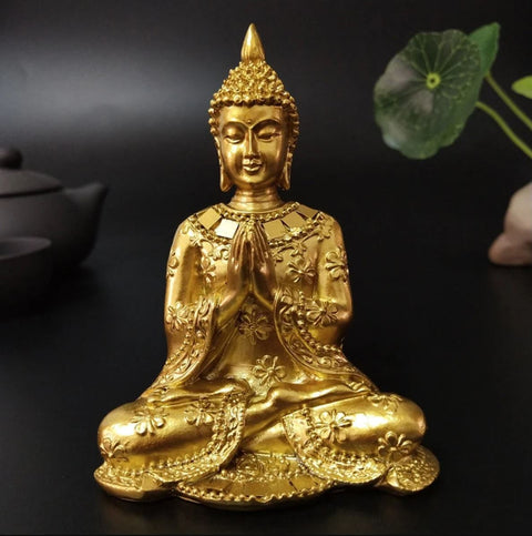 Buddha-Statue Goldene Frau 10 cm