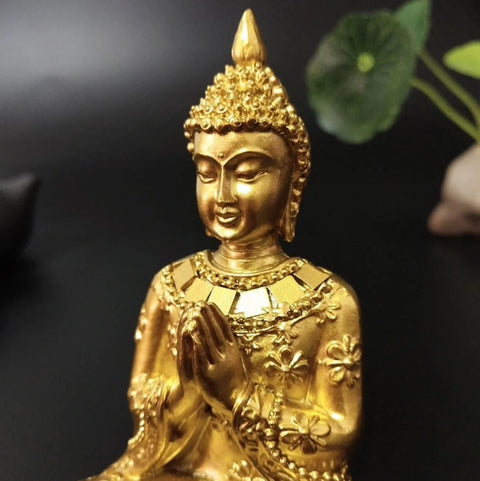 Buddha-Statue Goldene Frau 10 cm