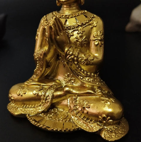 Buddha-Statue Goldene Frau 10 cm