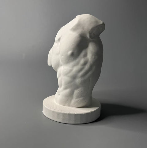 Statue Büste Torso Mann 13 cm