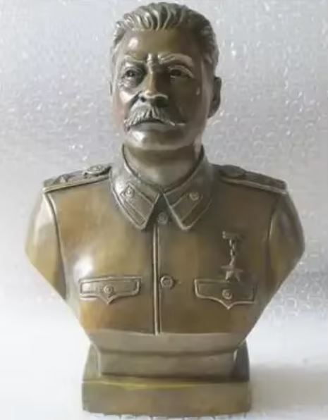 Joseph Stalin Bronzebüste 30 cm