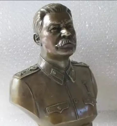 Joseph Stalin Bronzebüste 30 cm