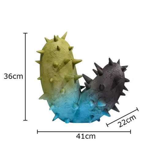 Skulptur Cactus Design aus Kunstharz 36 cm