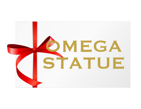 Geschenkkarte<br> Omega-Statue