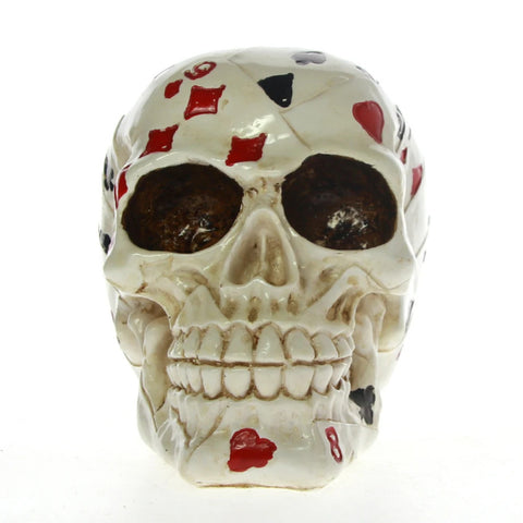 Pokerschädelstatue 12 cm