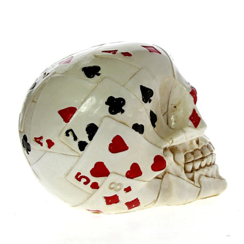 Pokerschädelstatue 12 cm