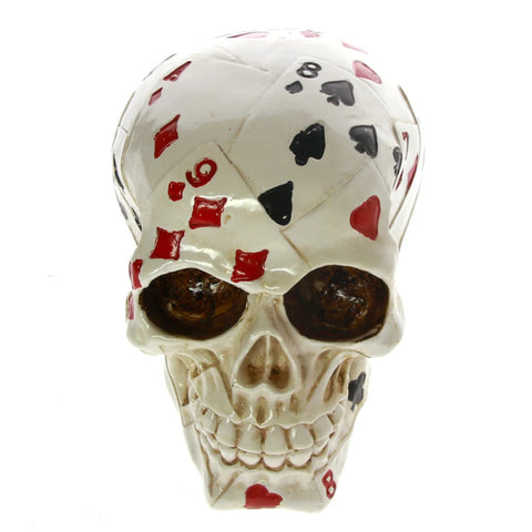 Pokerschädelstatue 12 cm