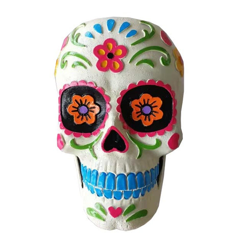 Weißer mexikanischer Totenkopf 12 cm