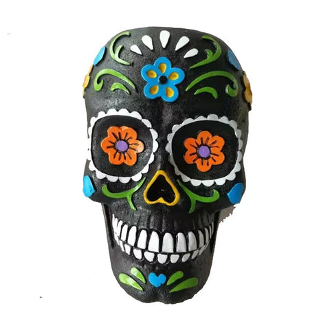Schwarzer mexikanischer Totenkopf 12 cm