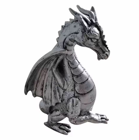 Drachenstatue aus Kunstharz für Außenbereich / Garten 20 cm