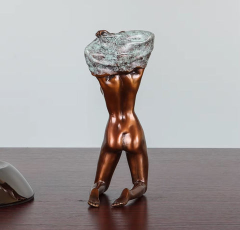 Bronzestatue einer nackten Frau 17 cm