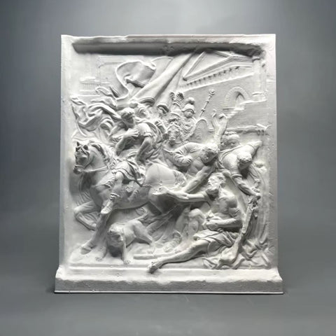 Wandskulptur Griechisches Fresko 22 cm
