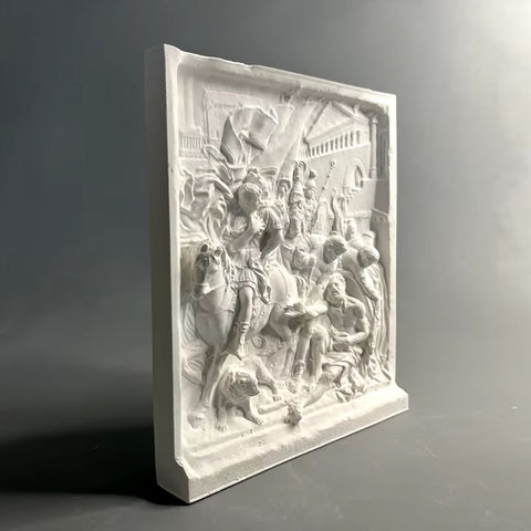 Wandskulptur Griechisches Fresko 22 cm