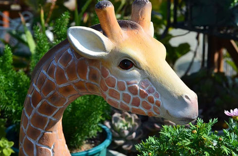 Statue Giraffe für den Außenbereich 49 cm