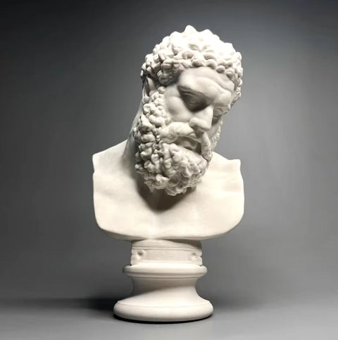 Statue Büste Kopf Herkules 16 cm