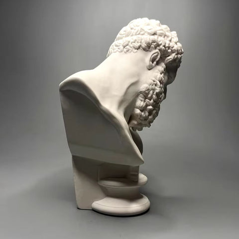 Statue Büste Kopf Herkules 16 cm