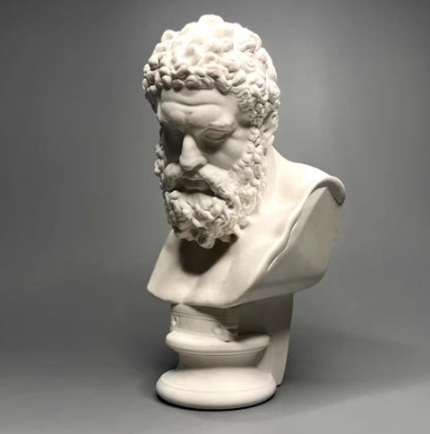 Statue Büste Kopf Herkules 16 cm