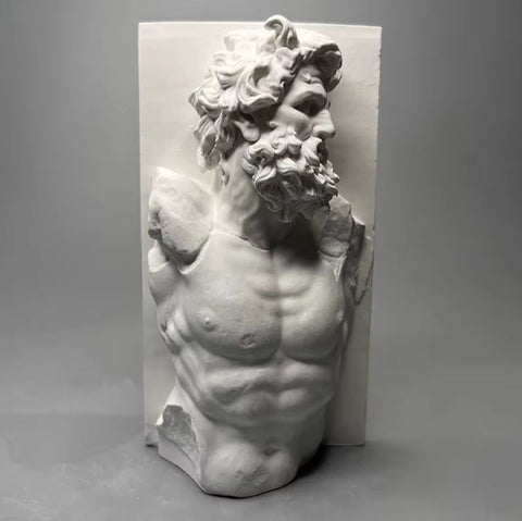 Wandskulptur Griechischer Mann 13 cm