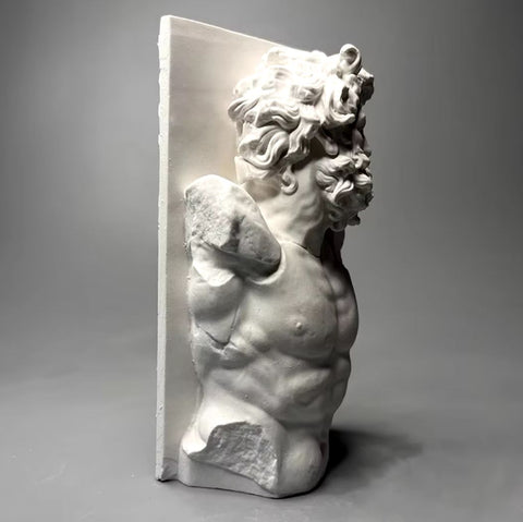 Wandskulptur Griechischer Mann 13 cm