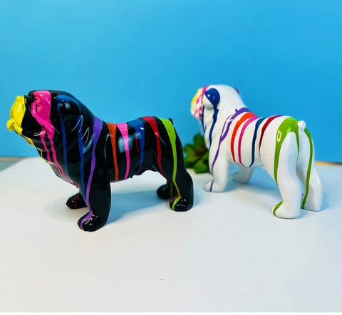 statue bouledogue anglais