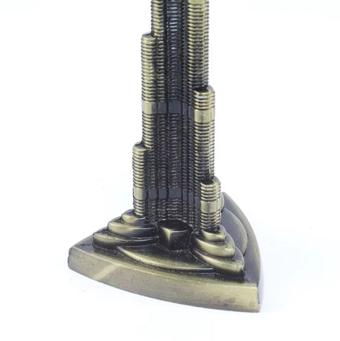 Burj Khalifa-Statue / Khalifa-Turm aus Metall 18 cm