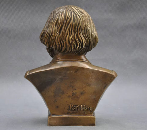 Statue Büste Karl Max aus Bronze 18 cm