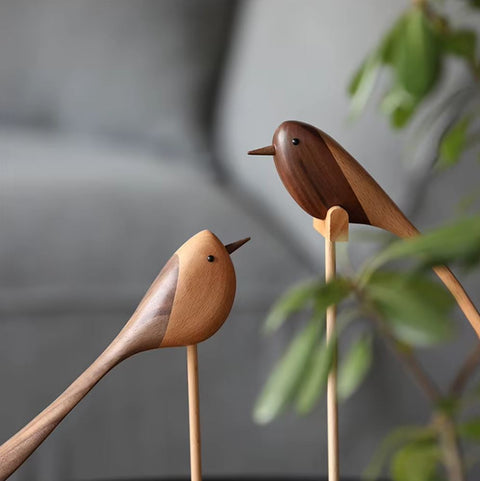 Holzvogel nordisches Design 24 cm